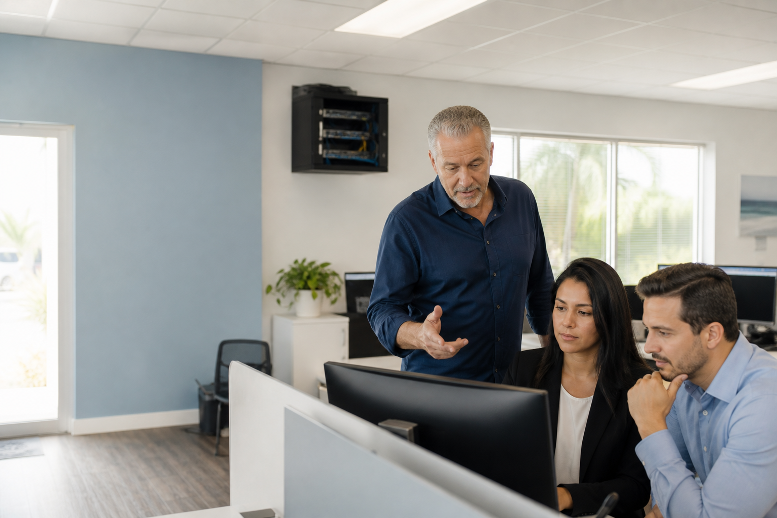Experienced IT consultant helping a South Florida business team